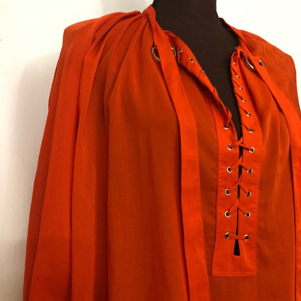 GUCCI Long Sleeve V-Neck Top, Size 40 IT - Picture 4 of 8